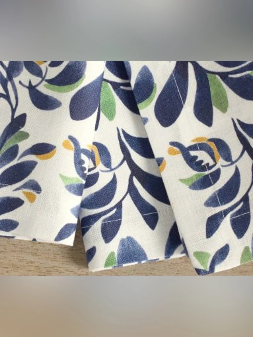 Pottery Barn Puebla Organic Cotton Napkin ~ Set of 4